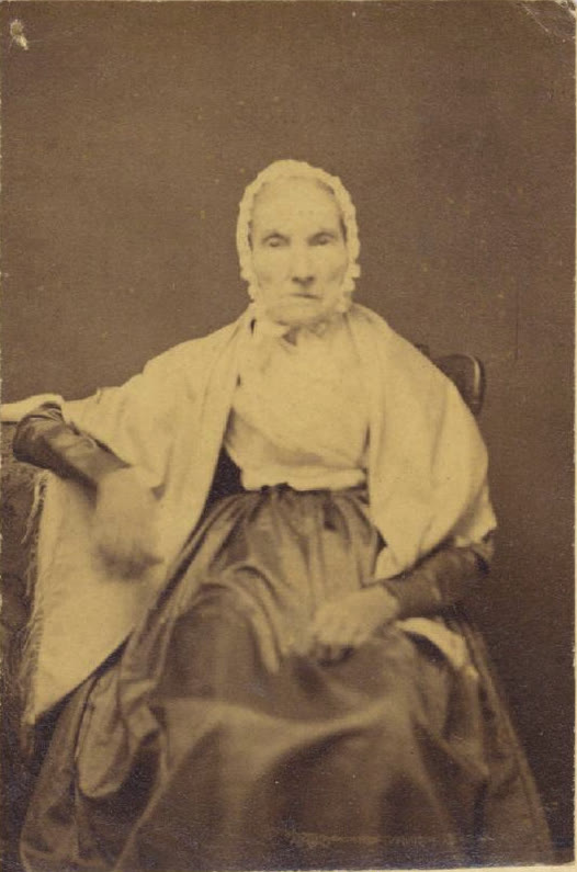 Portrait of Clarissa Sidney Wilson. Image sourced by Jessica Conklin, Cherry Tree Genealogy.